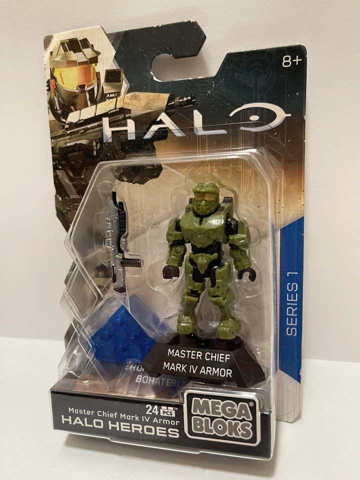 Rare Mega Bloks Halo Heroes Master Chief Mark IV Armor Series 1 ~Sweet Figure~ - Image 3 of 4