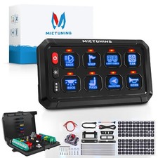 MICTUNING P1s RGB 5 Inch 8 Gang Switch Panel,...