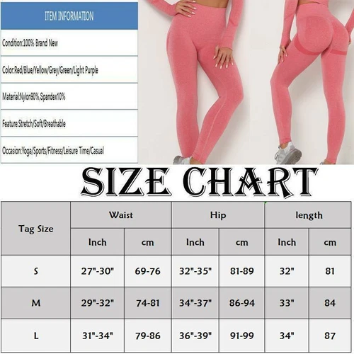 Hochtaillierte Damen-Yogahose Anti-Cellulite zerknitterte Butt-Leggings Push Up FITNESSSTUDIO - Bild 20 von 42