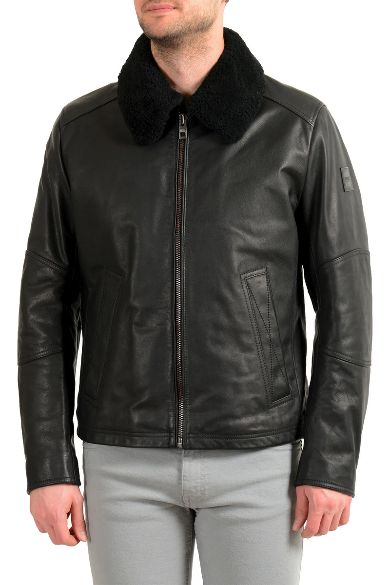 HUGO BOSS Hombre&#034; Janka &#034; 100% Cazadora Bomber de Ee. Uu. S 48 | eBay