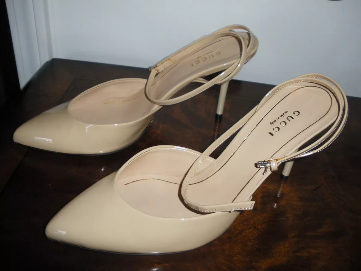 Gucci Nude patent leather pumps sz.38 U.S. 8 Heels eBay