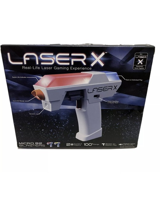Laser X Two Player Micro B2 Blaster Laser Tag Gaming Set of 2 for sale online | eBay