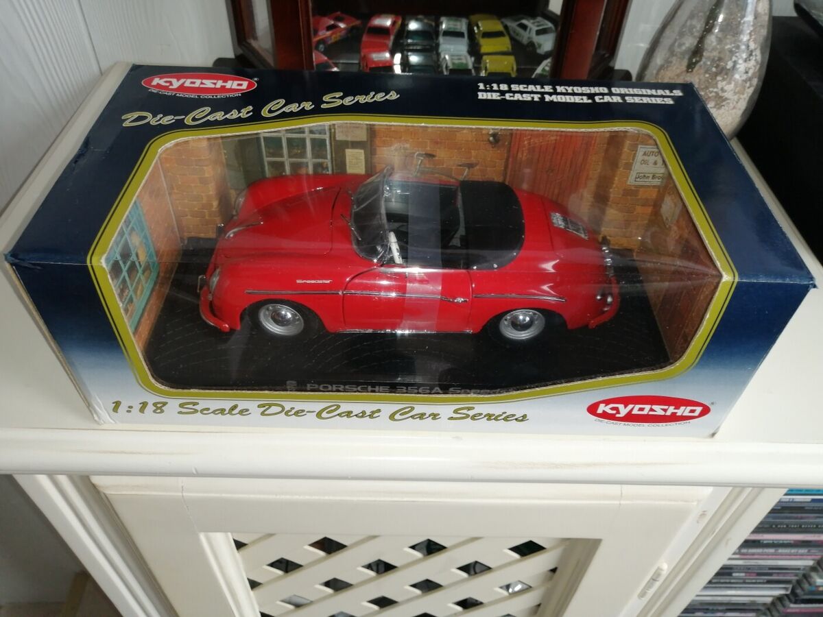 KYOSHO) PORSCHE 356A/1600 Speedster RED (VERY RARE) 1/18 KYOSHO) PORSCHE 356A/1600 Speedster RED (VERY RARE) 1/18