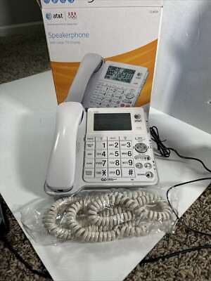 AT&T CL4939 Big Button Display Telephone Caller ID Answering System ...