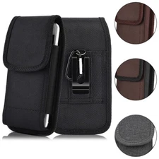 Vertical Cell Phone Holster Belt Clip Case Pouch Buckle Wallet Case Holder Cover
