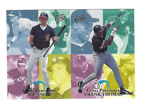 1993 Fleer Ultra, Ultra Performers 10 card set. It was a mail-in only set. - Picture 9 of 10