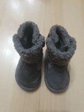 Mothercare Baby Pram Boots Size 2 Up To 9 Months Grey Used