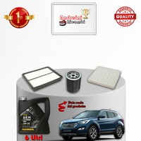 Set Service 3 Filter Und ÖL X Hyundai Santa Fe III 2.4 GDI 138KW 188CV 2015->