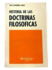 Historia de las Doctrinas Filosóficas de Raul Gutierrez Saenz - Spanish C27