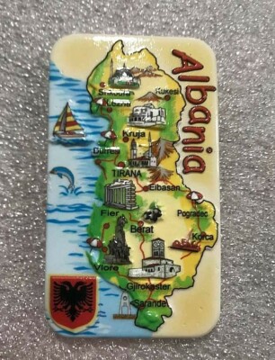 Tirana Albania Calamita da frigorifero da viaggio souvenir regalo