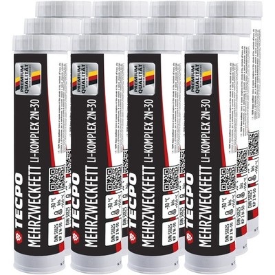 TECPO MEHRZWECKFETT KP2N-30 HOCHLEISTUNGS LI-KOMPLEX FETT 12x 400g SCHMIERFETT