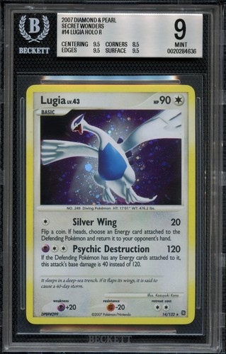 Lugia graded BGS 9 for sale on eBay