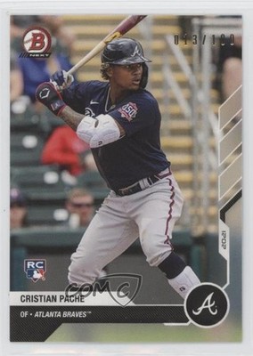 2021 Bowman Transcendent Collection VIP Party Next Cristian Pache Rookie RC 3y6