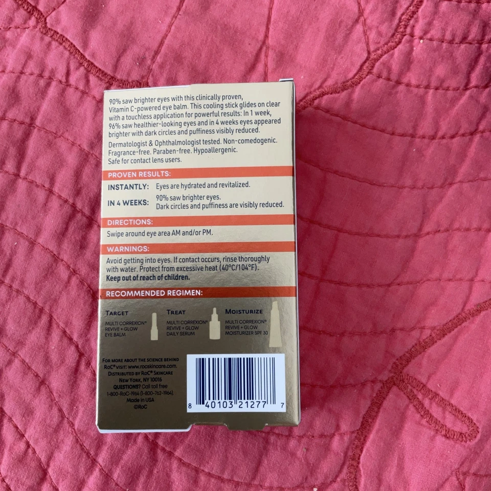 (2PACK)RoC Multi-Correxion Revive & Glow Under Eye Balm - 0.14oz - Image 2 of 2