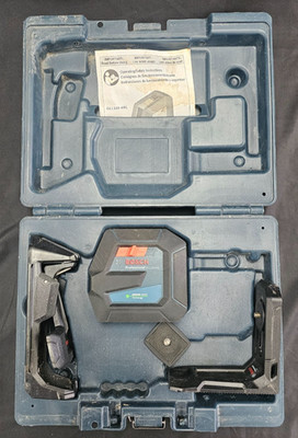 Bosch GLL100-40G Professional Green-Beam Self-Leveling Cross-Line Laser