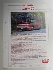 Scania-Bussar: DP 70 Reisebus (Prospekt-Blatt); 09/1988 (Frankreich)