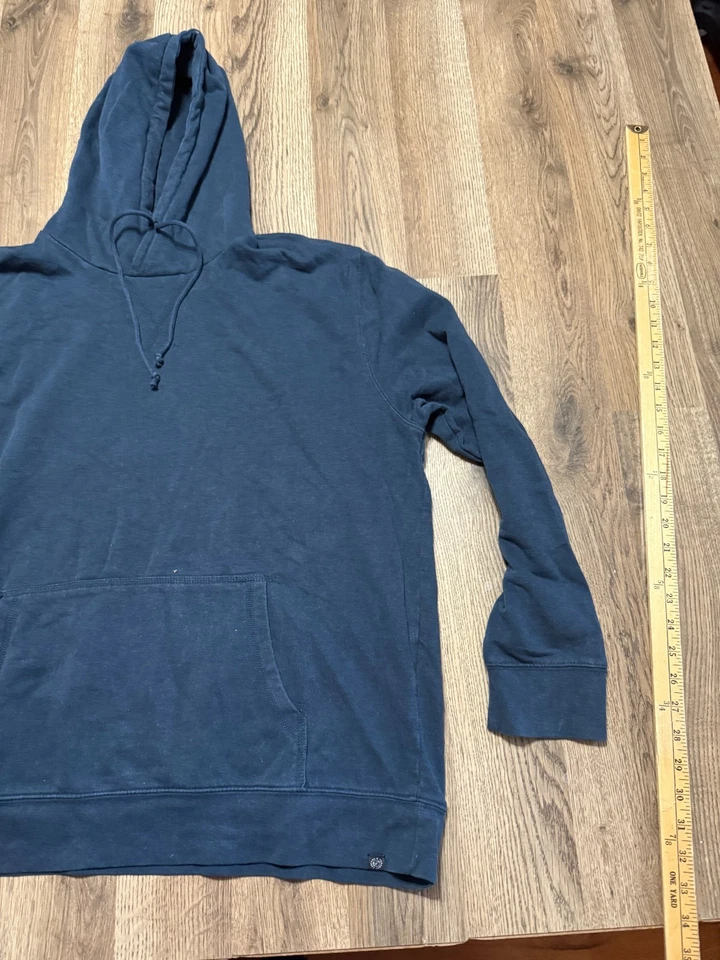 Sudadera con Capucha Threads 4 Thought, Para Hombre Talla XL, Azul, Sudadera, Pullover, Manga Larga Foto 4 de 4