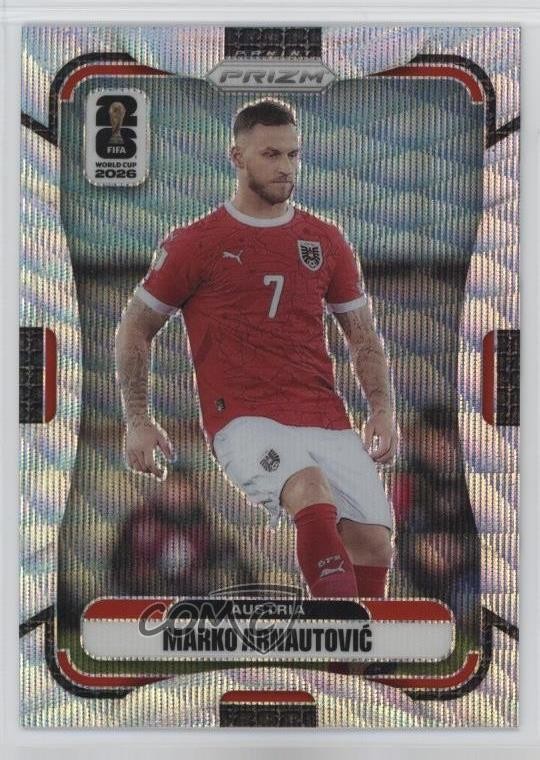 2026 Panini Prizm FIFA World Cup Wave Marko Arnautovic Arnautović #149 1b1f