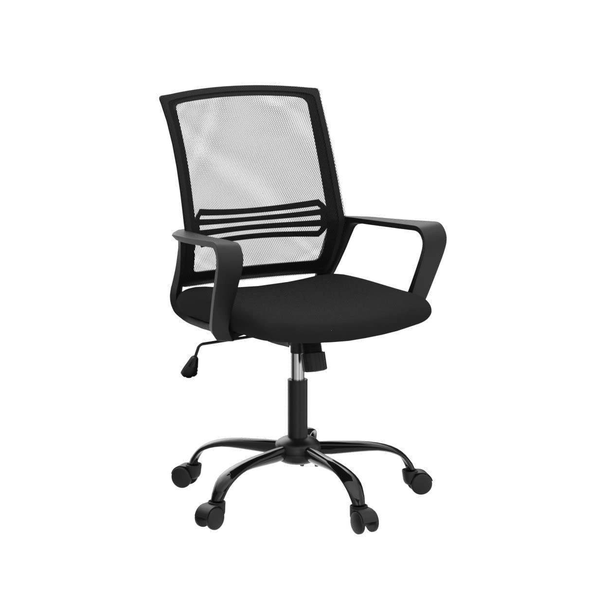 Ergonomic Mesh Office Chair with Lumbar Support and Armrests for Home or Desk Use