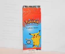2000 Nintendo Pokemon Sandylion "5 Collector Stickers" Pack