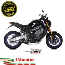 Scarico Mivv Yamaha Mt-09 2022 Per Moto Completo Di Collettori X-M5 Inox Nero