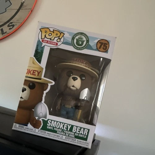 Funko Pop! Vinyl Smokey Bear Ad Icons #75 Figure Standard Size
