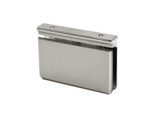 Patriot Grande Series Adjustable Top Beveled Pivot Hinge - Brushed Nickel