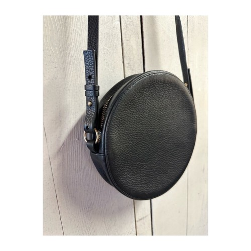 COS Leather Crossbody Circle Purse Bag in Black - Picture 3 of 5