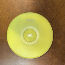 2005 Sony CD Walkman D EJ001 Portable CD Player Green Tested With Headphones