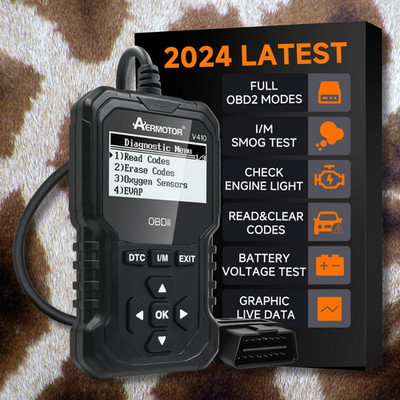 V410 OBD2 Scanner Car Engine Fault Code Reader Diagnostic Scan Tool