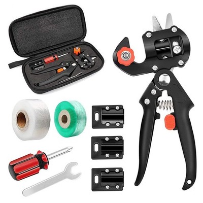 2-In-1 Garden Grafting Tools Pruner Kit, V-Graft Omega-Graft and U-Graft, Plant
