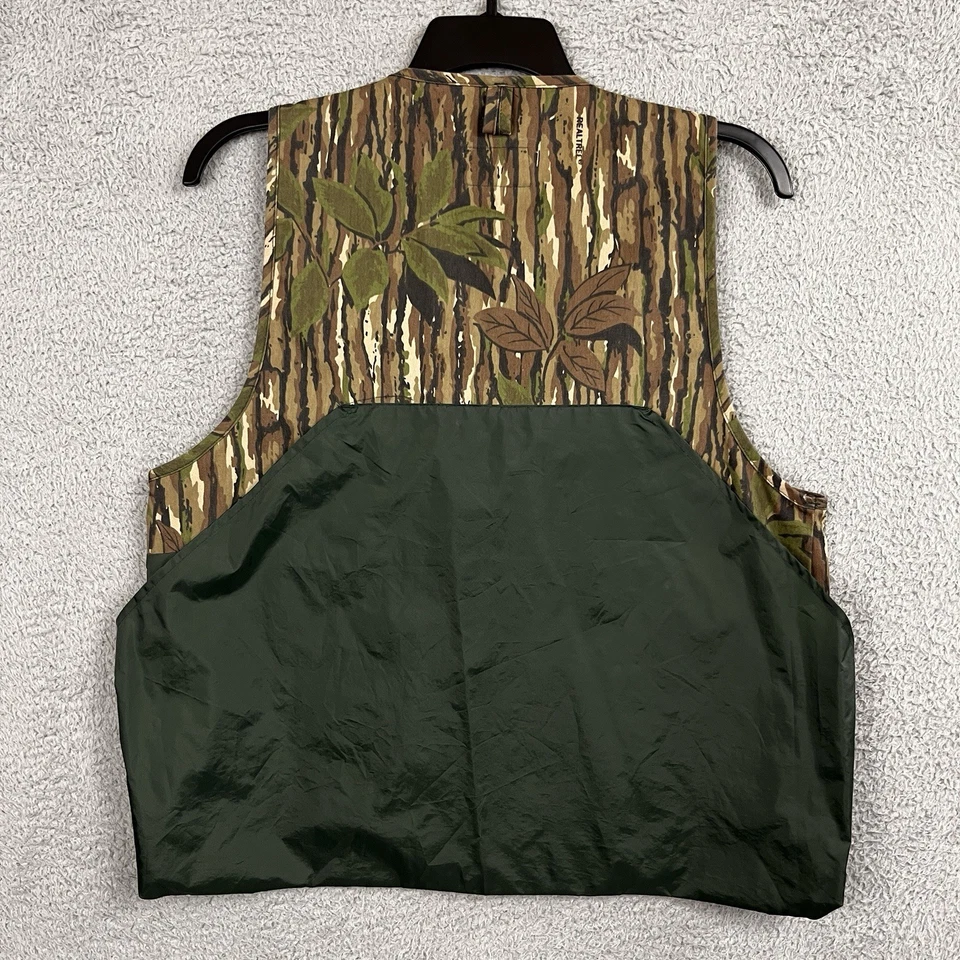 Sports Afield Realtree Camo Hunting Vest Mens Medium Lightweight Nylon Gamebag - Image 2 of 4