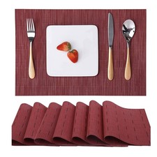 11.8"x17.7" Table Mats Set of 4 Place Mats Table Placemat for Kitchen Restaurant