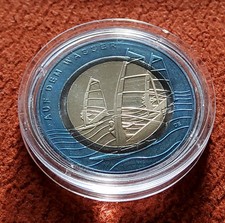 Moneta okolicznościowa 10 EURO 2021 "NA WODZIE" F *st* polimer / niob + teczka / kaps.