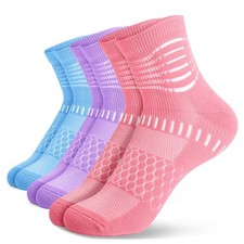 Compression Socks for Women Men Coolmax Moisture Wicking Ankle Support Socks ...