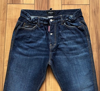 100%ORIG DSQUARED BIG DEAN´S BROTHER JEAN JEANS GR.50 S74LA0687 S/S15 GLITTER