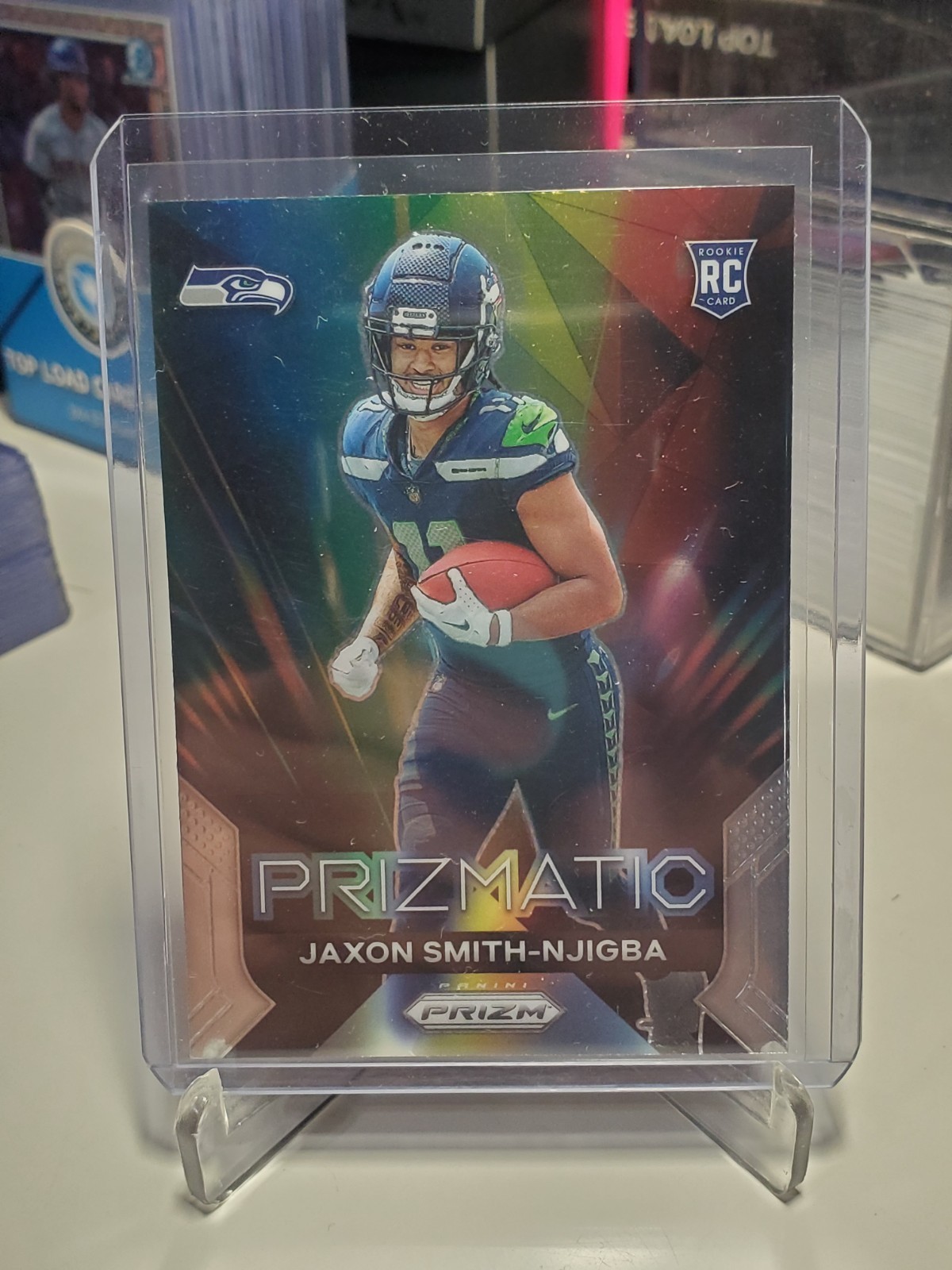 2023 Panini Prizm Prizmatic Jaxon Smith-Njigba #1 Rookie Seattle Seahawks