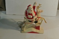 Vintage 1950s Paramont electric company Hi Ho Santa