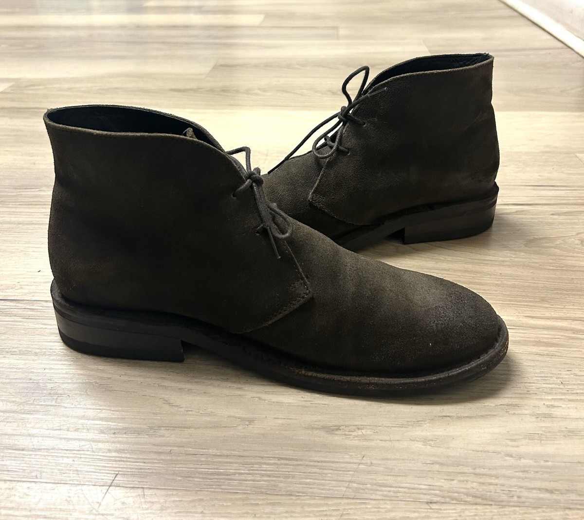 Thursday Boot Company Boots Scout Mens 9 Suede Chukka Ankle Dark Brown Lace Up Thursday Boot Company Scout Chukka Boot in Cinnamon Suede  main image 3