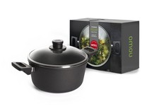 Woll Gusstopf Nowo Titanium 24 x 12 cm Schwarz Spülmaschinenfest