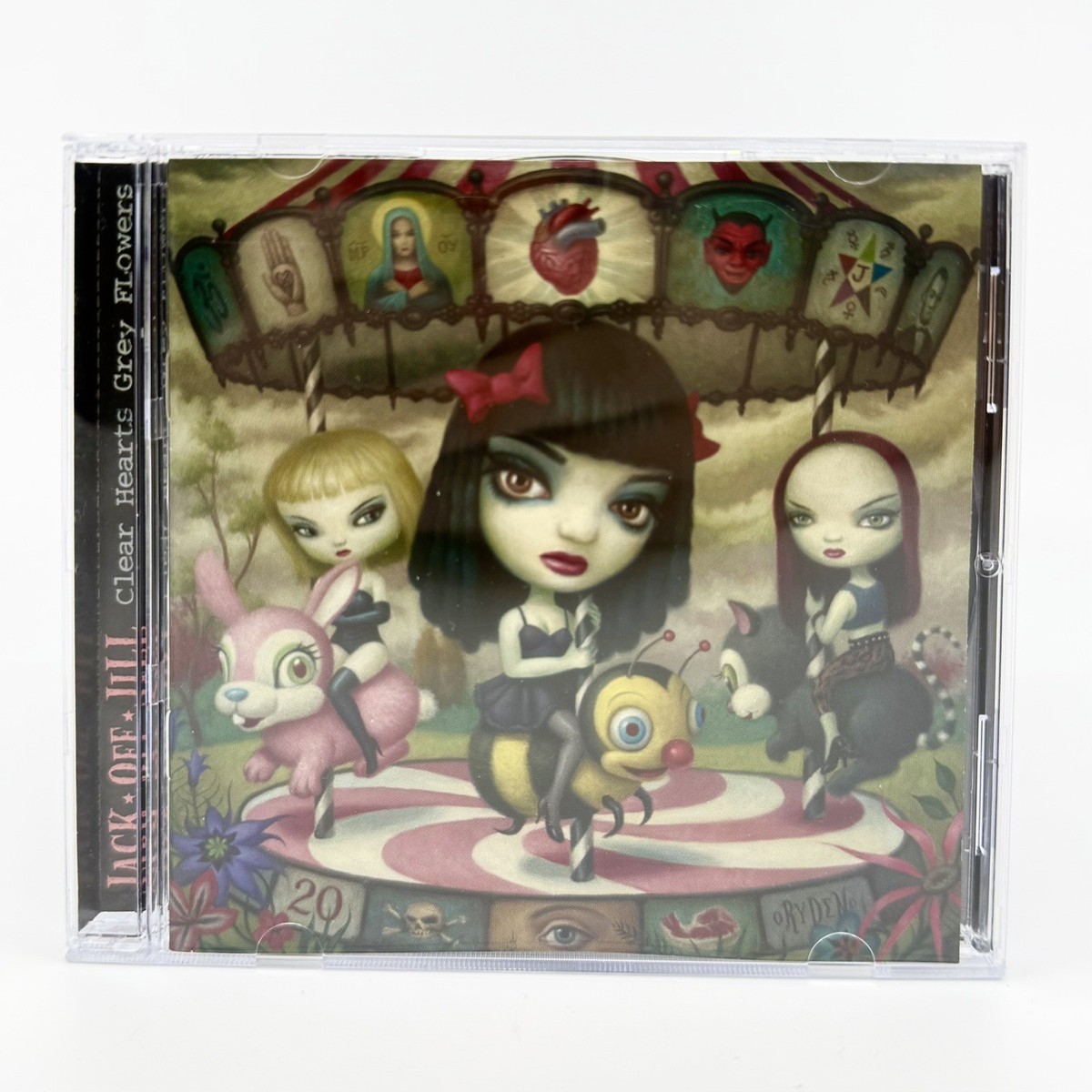 Clear Hearts Grey Flowers by Jack Off Jill (CD, Jul-2000, Risk