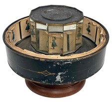 Antique Victorian Praxinoscope Whirligig of Life Animation Picture Spinner Toy