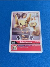 Sakuttomon bt4 001 card digimon game