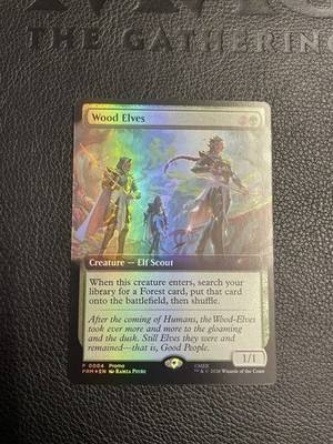 MTG Magic the Gathering The Hobbit Wood Elves FOIL Promo P0004 PRM EN