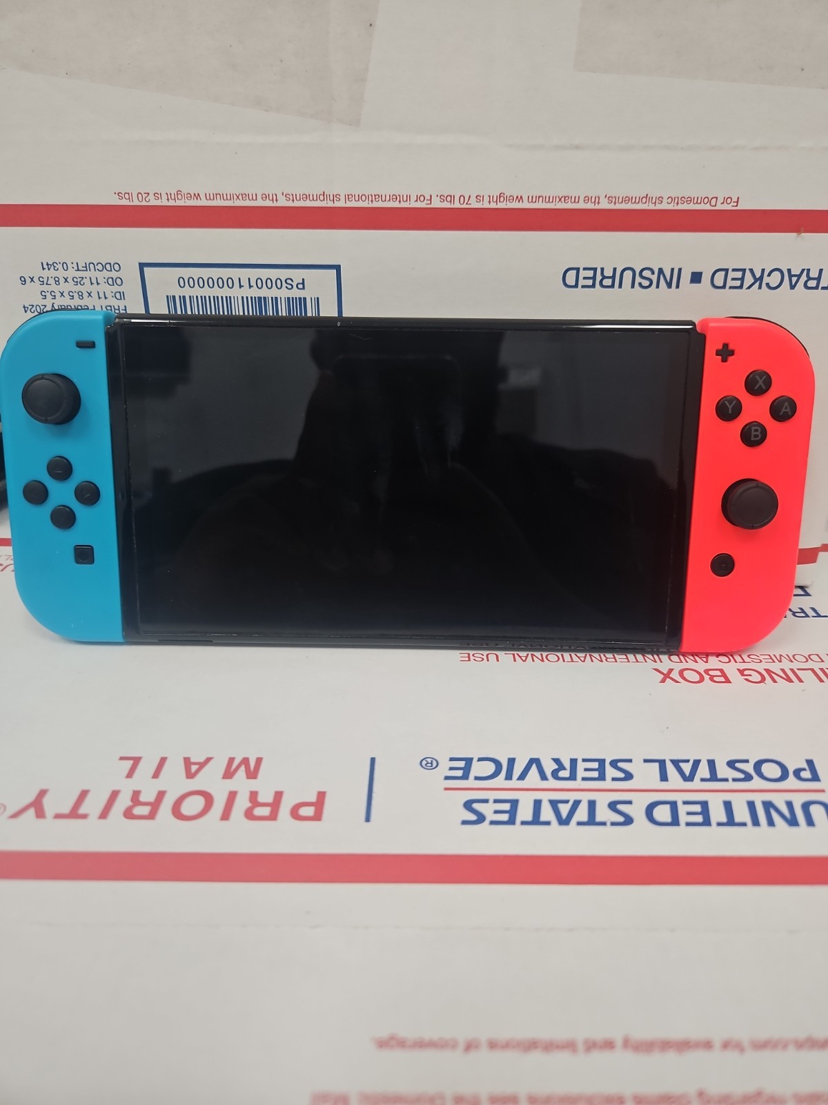 Nintendo Switch OLED Model Handheld Console w/ Red Joy-Con, Wi-Fi, USB-C