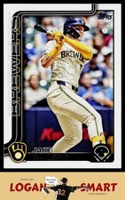 Jake Bauers 2025 Topps #618 Milwaukee Brewers