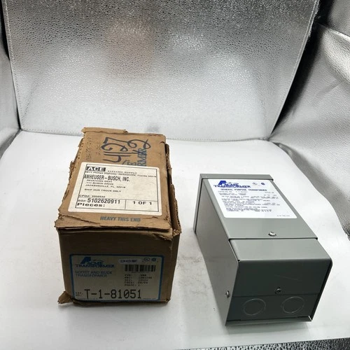 T-1-81051Acme Electric Transformers, Buck Boost Series See Pics 30 Day Warranty