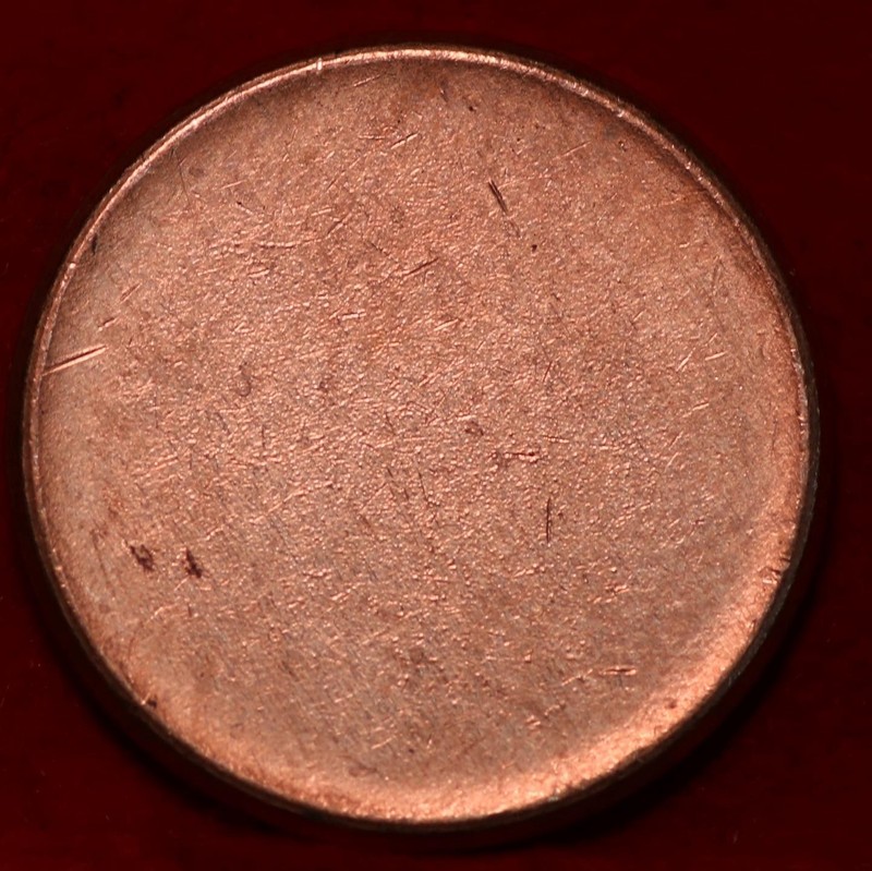 Uncirculated Blank Planchet Error Lincoln Cent
