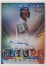 2021 Bowman's Best Bowman Future Vibrance /150 Armando Cruz #BFVA-AC Auto 7dv