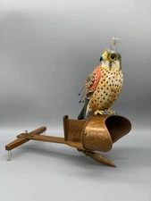 Steampunk Bird Sculpture Assemblage Art